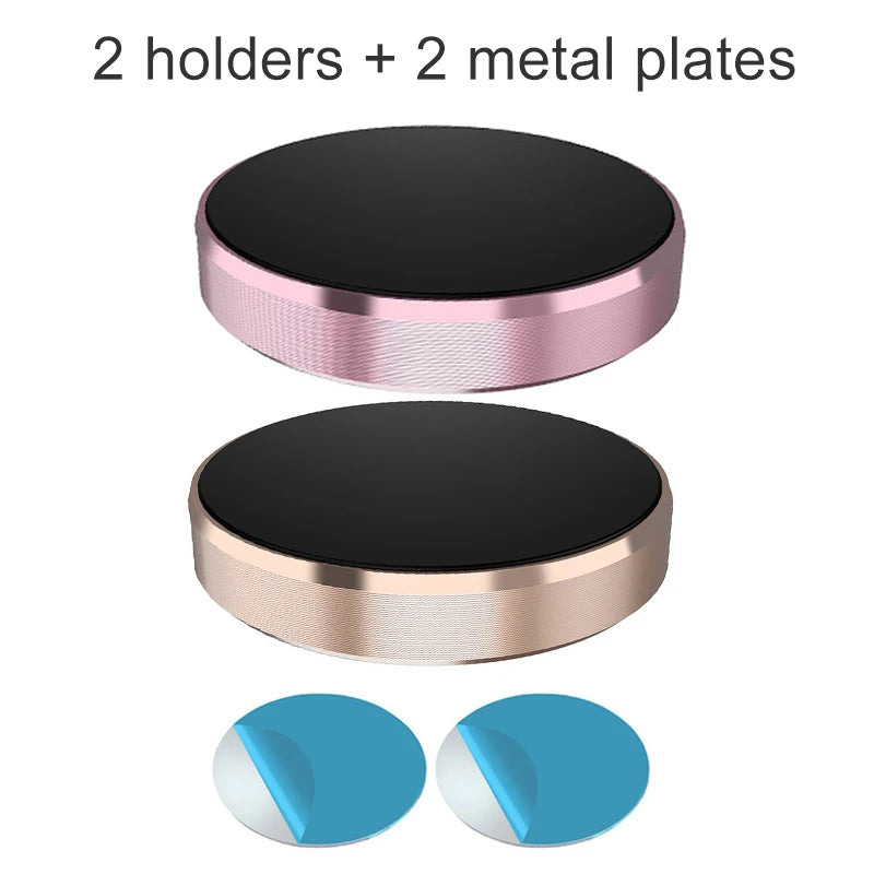 Magnetic Phone Car Holder Stand Universal Magnetic Mount Bracket Stick on Car Dashboard Wall for iPhone Samsung Xiaomi Huawei